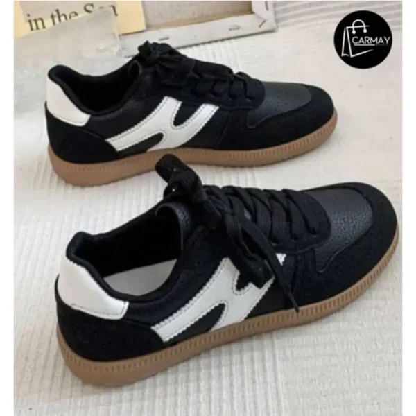 Tenis De Moda(ngro, Carmelita Y Bco)