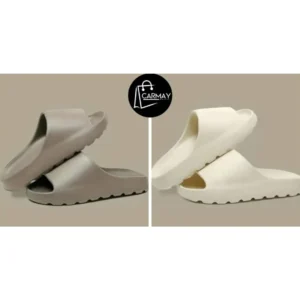 Chancleta Yze Sencilla(beige Y Negra)