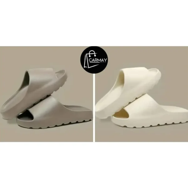 Chancleta Yze Sencilla(beige Y Negra)