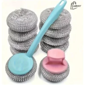 Jgo Estropajo Acero Inoxidable(8piezas)