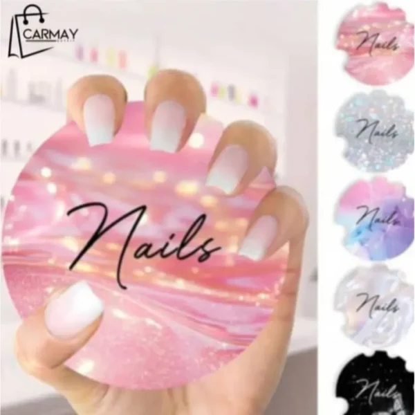 Tarjeta De Exhibicion De Arte Nails