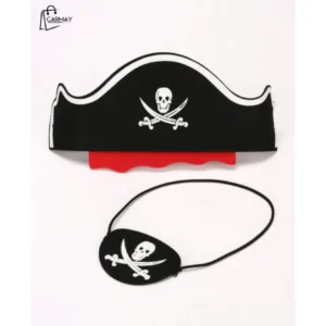 Set De Gorro Y Parche Pirata