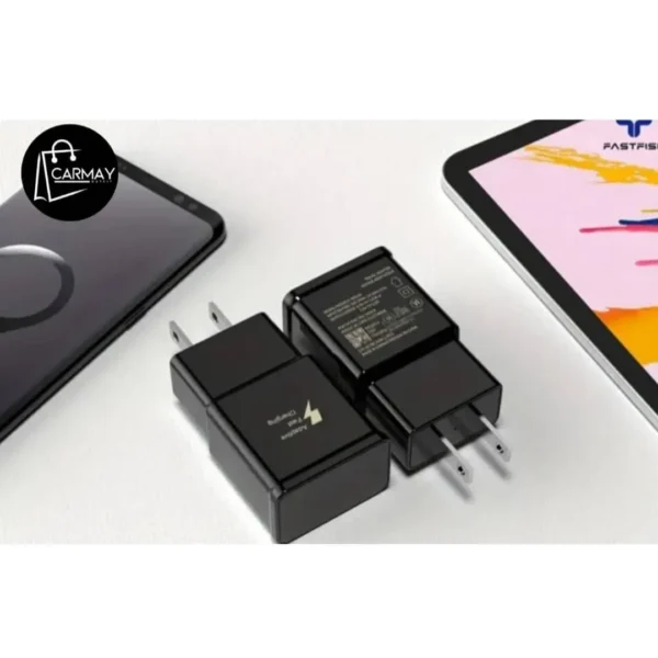 Cajita Cargador Usb Negra