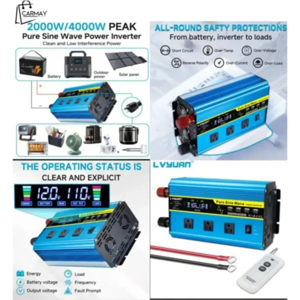Inverter 12v 2000/4000w Liyuan