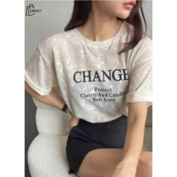 Pulover Beige Change