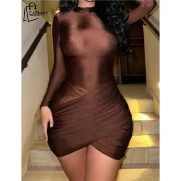 Vestido Carmelita Mangas Largas