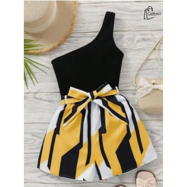 Mono Corto Romano (negro Y Amarilla)