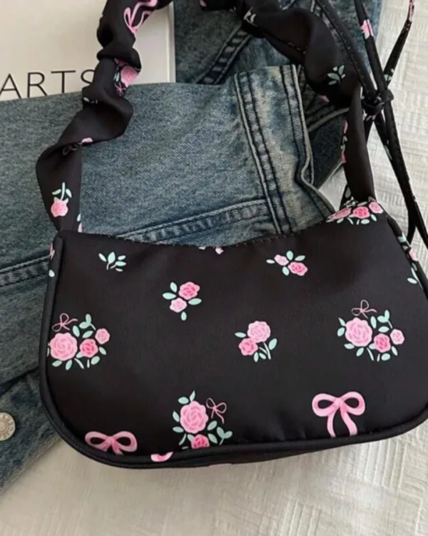 CARTERA CON FLORES