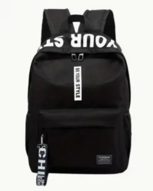 MOCHILA NEGRA BE YOUR STYLE