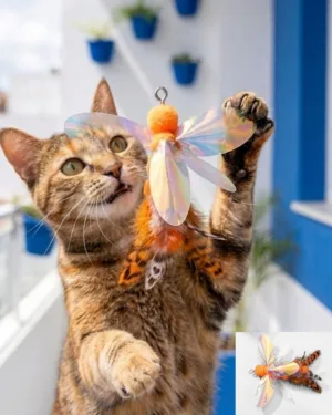 LIBELULA ENCANTADORA PARA GATOS