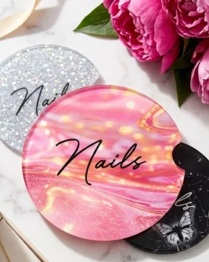 TARJETA DE EXHIBICION DE ARTE NAILS