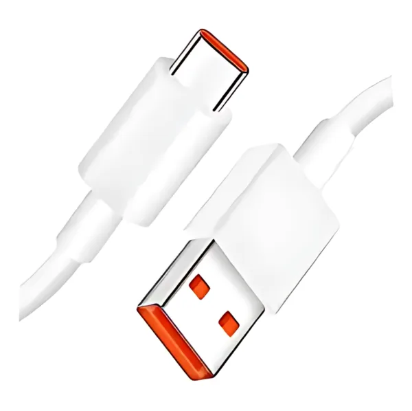 CABLE USB A TIPO C PUNTA NARANJA