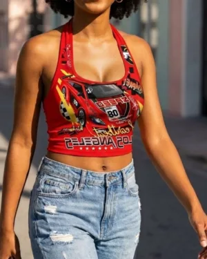 BLUSA CUELLO ESPALDA AFUERA ROJA LOS A