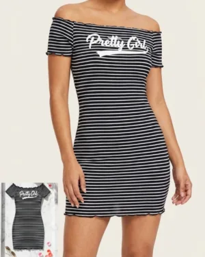 VESTIDO RAYAS PRETTY GIRL