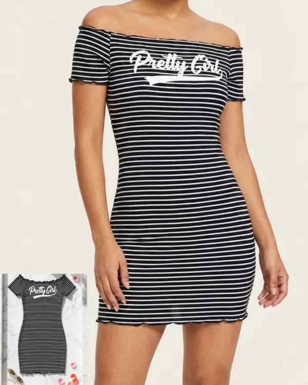VESTIDO RAYAS PRETTY GIRL