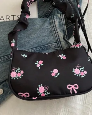 CARTERA CON FLORES