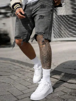 SHORPETA GRIS DESGASTADO
