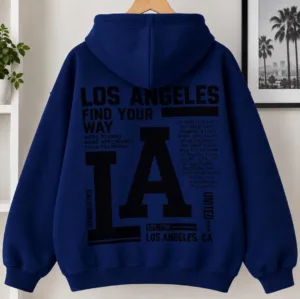 SUETER CON CAPUCHA LA AZUL