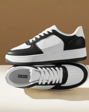 TENIS BLANCOS Y NEGROS CUCCOO