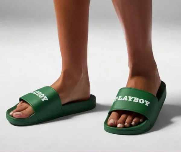 CHANCLETA VERDE PLAY BOY