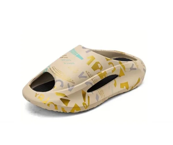 CHANCLETA YZE SENCILLA(BEIGE Y NEGRA)