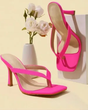 ZAPATO TACON ROSA FUSHIA
