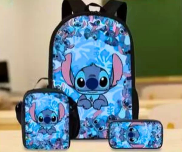 SET DE 3 MOCHILAS STITCH