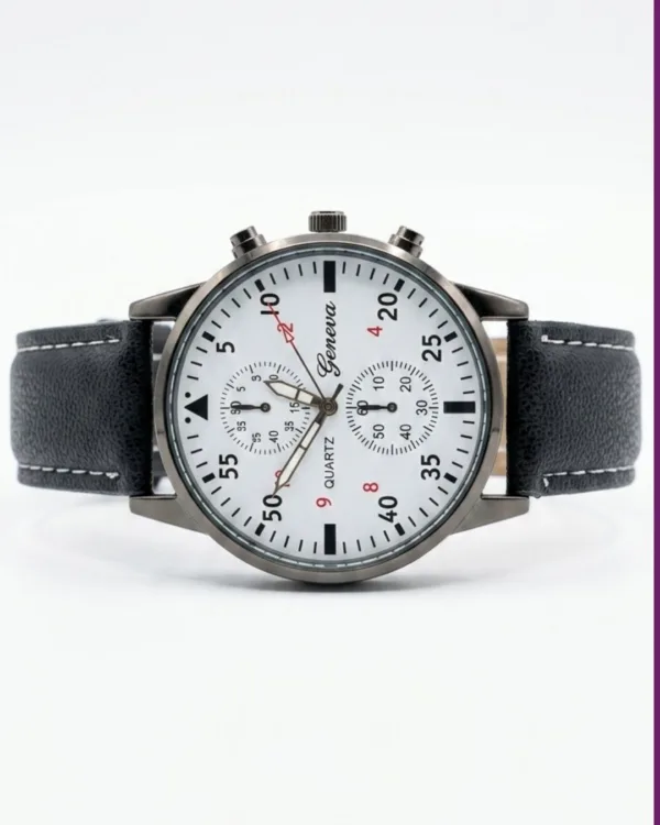 RELOJ CON CORREA DE CUERO