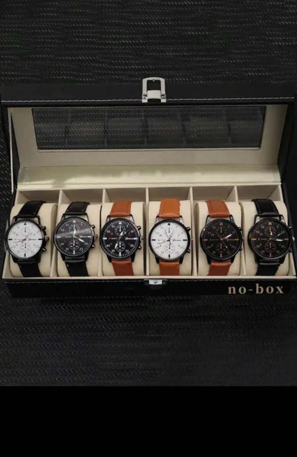 RELOJ CON CORREA DE CUERO