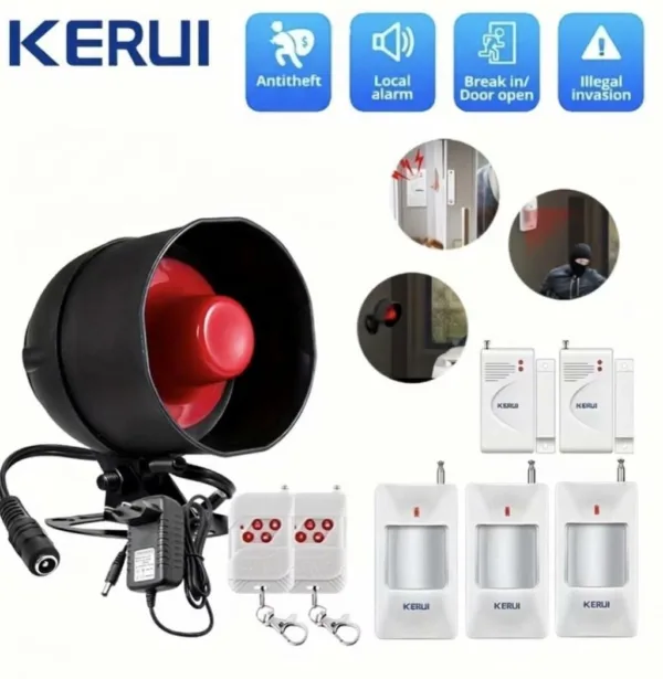 SET DE ALARMA 3 INFRARROJO Y 2 CONTROLES